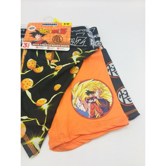 Dragonball Z Underoos Boys Athletic Boxer Briefs 8M Mesh Fabric - Picture 3 of 5